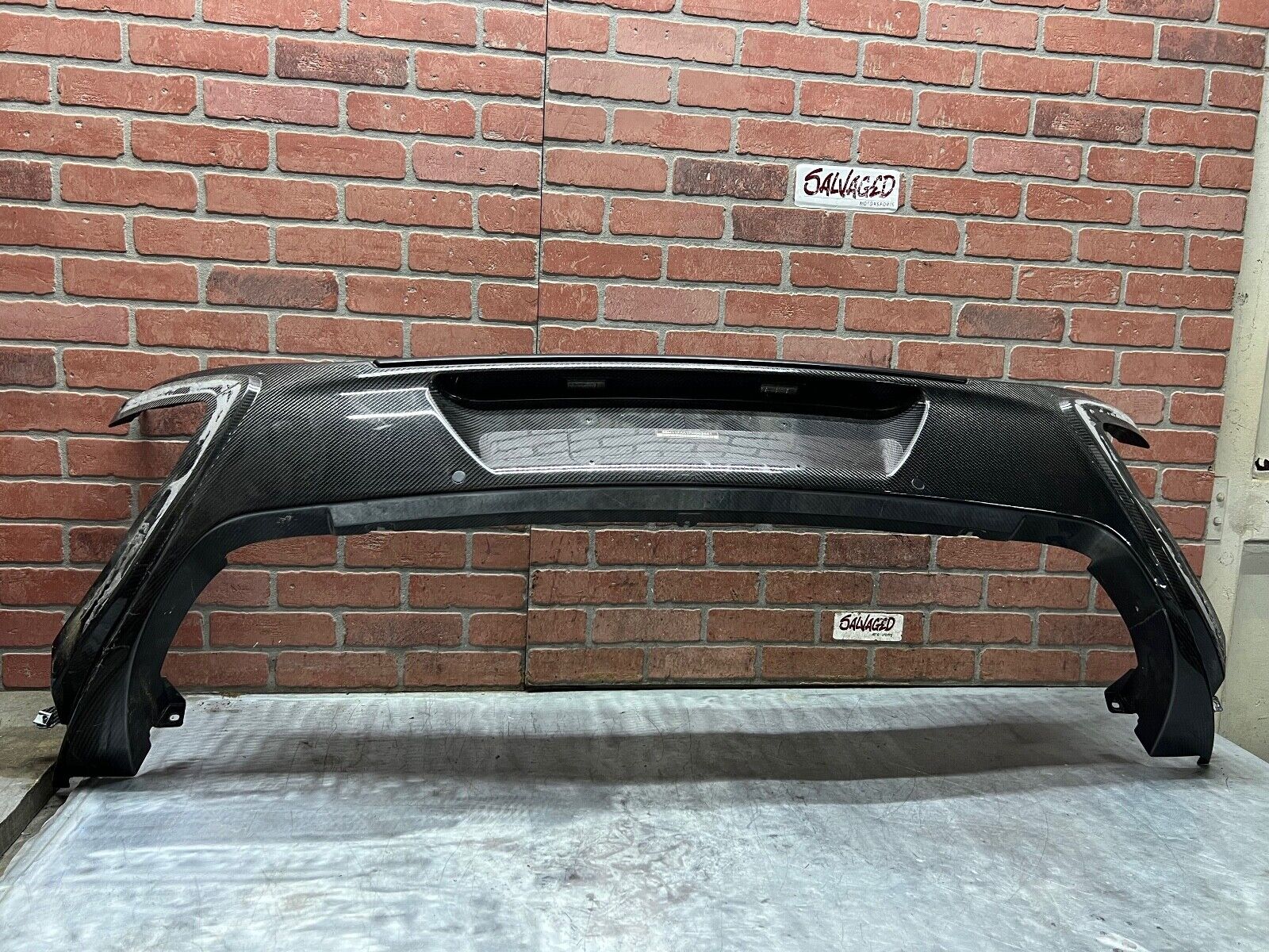 2015 16 17 McLaren 650S Spyder Carbon Fiber Rear Bumper Carbon Fiber