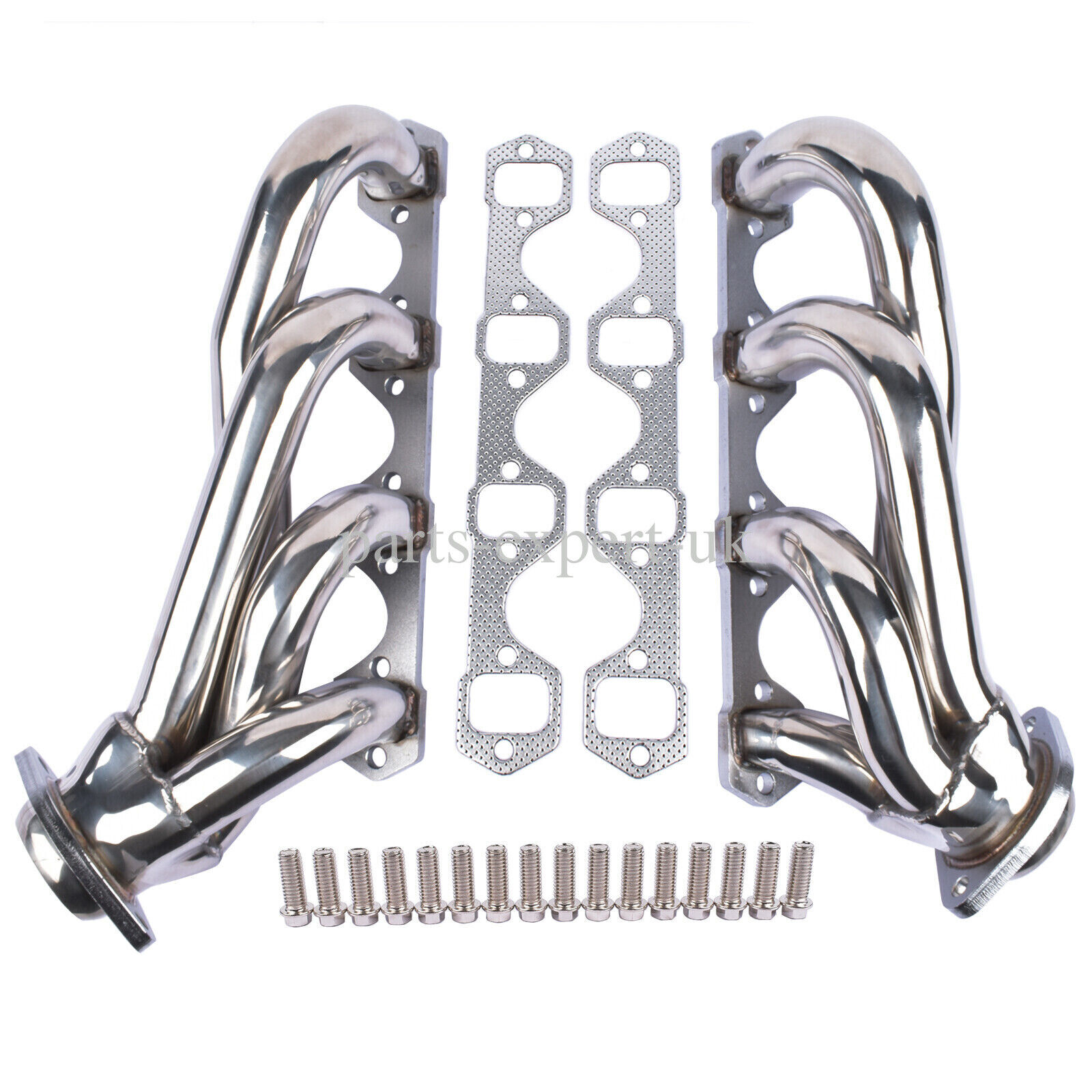Stainless Manifold Header w/Gaskets for Ford Mustang 5.0 V8 GT LX SVT 1979-1993