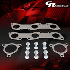 EXHAUST MANIFOLD HEADER GASKET COMPLETE SET+BOLTS FOR 99-04 FRONTIER XTERRA 3.3L picture