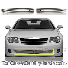 Lower Bumper Billet Grille Fits 2004-2008 Chrysler Crossfire Front Grill Combo picture