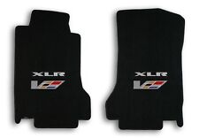 2004-2009 Cadillac XLR-V - Black Classic Loop Carpet Front Mats - V-Series Logo picture