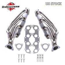 for 2000-2004 Toyota Tundra Sequoia 4.7L V8 SR5 4WD Stainless Exhaust Header Kit picture