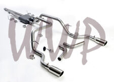 Stainless Dual CatBack Exhaust System For 09-21 Toyota Tundra 4.6L/4.7L/5.7L V8 picture