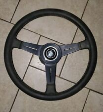 Vintage Nardl ND torino Black Steering Wheel 14# Aluminum base 4 1/4