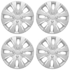 4 New 2012-15 Toyota Yaris 15' hubcaps Wheel Rim Covers Snap On 4 Bolt Lug Hubs picture