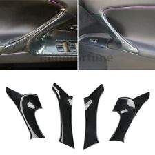 For Lexus IS F 250 350 2006-2013 Carbon Fiber Interior Door Armrest Panel Trims picture