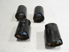 15-20 BMW M4 F82 2016 Rear Exhaust Pipe Tip Pipes Tips Set 4 PCS Carbon Fiber ; picture