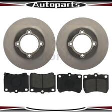 Brake Pads and Rotors Front For Ford Festiva 1.3L 1993 1992 1991 1990 1989 1988 picture