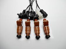 X4 1986-88 Toyota Pickup Turbo 22ret Fuel Injectors Plug & Play 4-Hole Spray picture