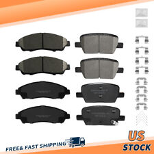 Front and Rear Ceramic Brake Pads For Chevrolet Traverse Blazer GMC Acadia Buick picture