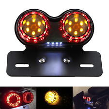 Universal ZUMA Afterburner Style LED Taillight Turn Signal License Plate Lamp picture