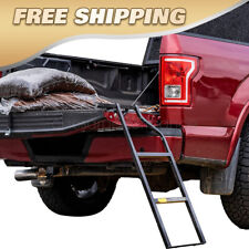 Fits Pickup Truck Rear Bed Heavy Duty Foldable Tailgate Ladder Step Universal picture