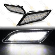 FIT 2010-2013 MERCEDES W212 E63 AMG E350 CLEAR LENS WHITE LED SIDE MARKER LIGHT picture
