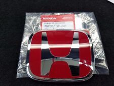 GENUINE STYLE HONDA CIVIC TYPE R FRONT RED EMBLEM SEDAN COUPE HATCH 2016-2021 picture