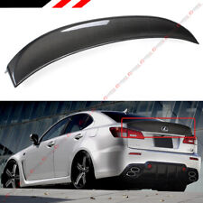 FOR 06-13 LEXUS IS250 IS350 ISF W STYLE CARBON FIBER DUCKBILL REAR TRUNK SPOILER picture