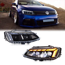 LED Headlights For Volkswagen VW Jetta MK6 2012-2018 Sequential Front Lamps picture