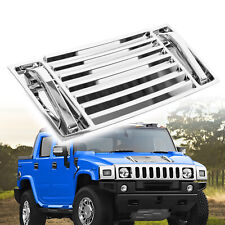 For 2003-2009 Hummer H2 Chrome Hood Deck Vent Panel Grille with handle covers picture