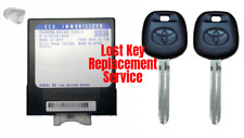 Toyota Sequoia 2003-2008 Lost Key Replacement  Service 2 Keys Included plug&play picture