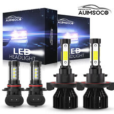 For Ford F-150 Pickup 4-Door 2004-2014 LED Headlight White High/Low Beam Bulbs picture