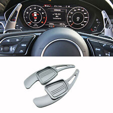Gun Metal Steering Wheel Paddle Shifter Extension Fits Audi A3 A4 A5 A6 A7 A8 Q3 picture