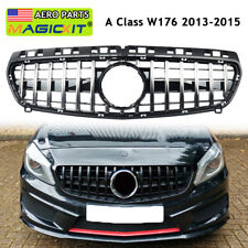 For Mercedes Benz W176 A250 A45 AMG 2013-2016 Chorme+Black GT Front Upper Grille picture