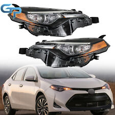 For 2017 2018 2019 Toyota Corolla L LE LE Eco Headlights Headlamps Left Right picture