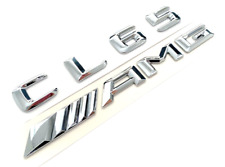 #1 CHROME CL65 + AMG FIT MERCEDES CL65 REAR TRUNK NAMEPLATE EMBLEM BADGE DECAL picture