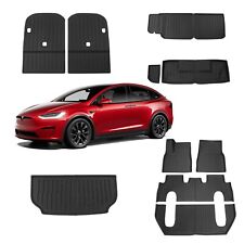 Fit 2022-2024 Tesla Model X Floor Mats Trunk Mat Model X 6-Seater Accessories picture