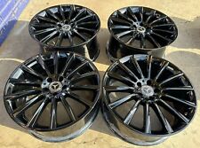 20” Mercedes S Class S550 OEM Factory Gloss Black Wheels Staggered S63 AMG S580 picture