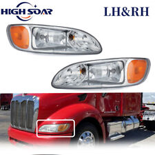 Pair of Headlight Lamp Assembly for Peterbilt 337 340 348 382 384 386 387 LH+RH picture