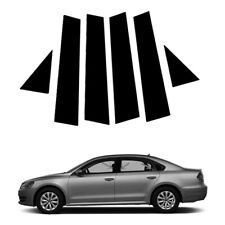 For VW Passat 2011-2018 Gloss Black Window Trim  Pillar Posts Door Cover Set picture