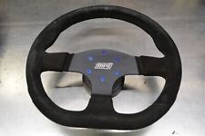 MPI USA MPI-GT2-13-B Touring Steering Wheel 13in Full Black D Shaped w/Hub Adapt picture