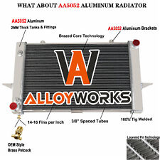 2 Row Aluminum Radiator For Volvo C70 V70 S70 GLT 2.3L 2.4L L5 1998-2004 picture