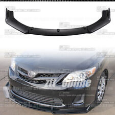 For Toyota Corolla 2008-2013 Front Splitter Bumper Lip Chin Spoiler Matte Black picture