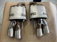 2020-2022 Ford Mustang GT500 Active Exhaust Quad Tip Mufflers 10k miles - OEM picture