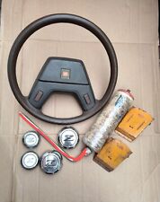 Steering Wheel Datsun 280zx Center Caps+Tire Inflator+Chokes, No Lug Wrench picture