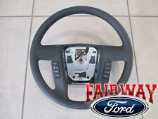11 thru 14 F-150 OEM Ford Urethane Steering Wheel w/ Switches Cruise & Sync NEW picture