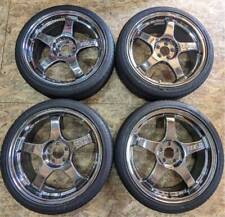 JDM RareSSR Integral GT2 18 inch 7.5J+48 PCD100 5 holes 5H plated Priu No Tires picture