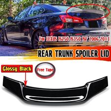 Duckbill Trunk Wing Spoiler For 06-13 LEXUS IS250 IS350 RT Style Painted Black picture