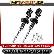 2pcs Front Left & Right Shock Absorber for Ford Festiva 1988-1992 1993 L4 1.3L picture