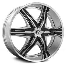 x2 30 inch 30x10 Diablo Elite Chrome wheels rims 6x5.5 6x139.7 +15 picture