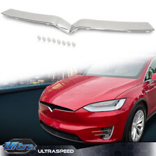 Fit For 2016-20 Tesla Model X Upper Grille Trim Bright Chrome 1047022-00-D New picture