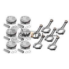 G6DH 3.3L Engine Connecting Rods + Pistons & Rings Kit For Hyundai KIA Sorento picture