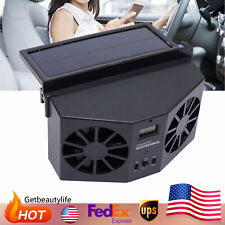 Solar Powered Car Cooling Fan Cooler Air Vent Exhaust Ventilation Car Window picture