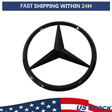 GLOSS BLACK Star Emblem Rear Trunk Lid Logo Badge AMG CLS63 CLS550 Mercedes W218 picture